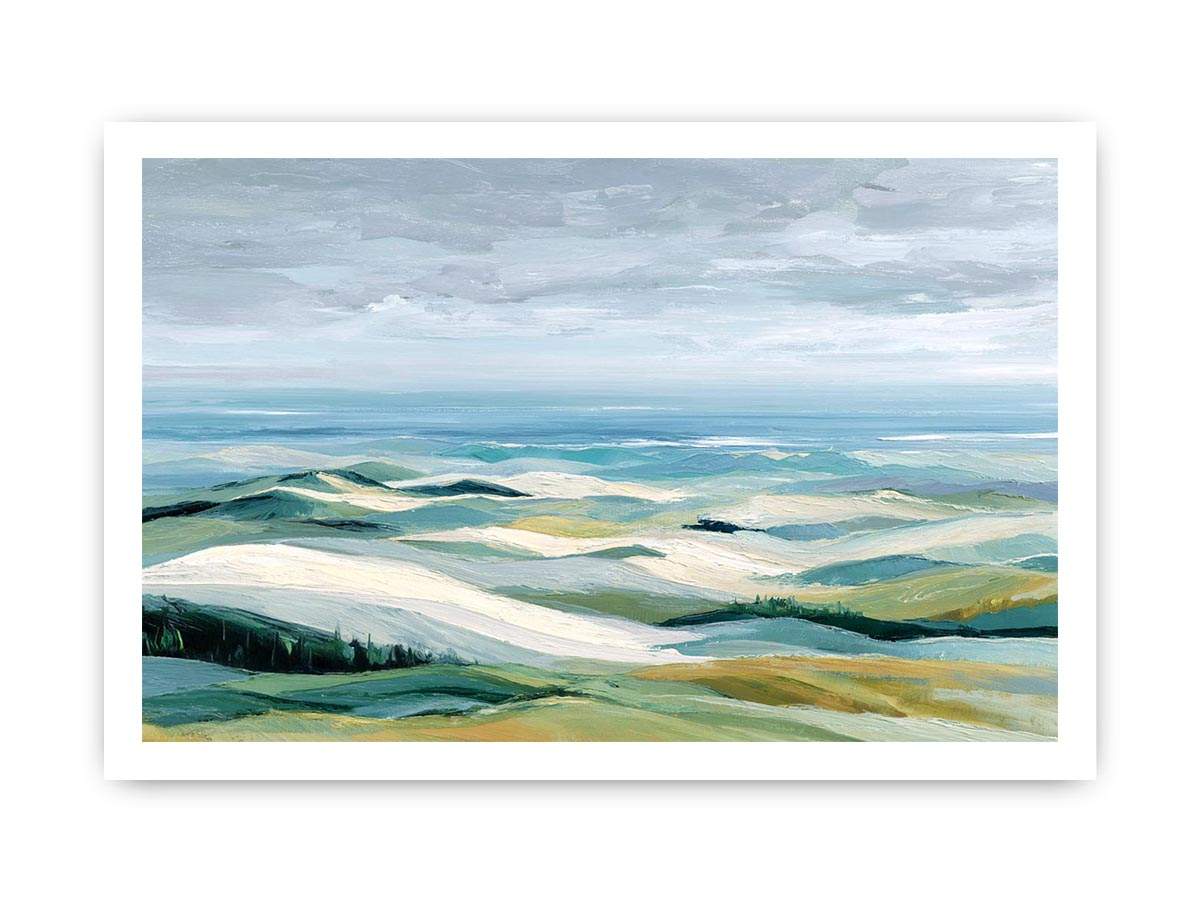 Abstract landsape Canvas Art Painting  Painting