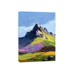 Abstract Mountain Horizon Canvas Art Painting