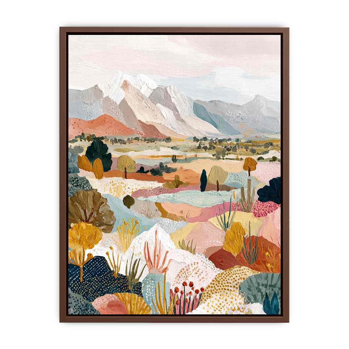 Australian Desert Landscape Art Canvas Art Painting