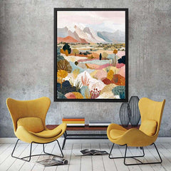 Australian Desert Landscape Art Canvas Art Painting