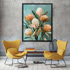 Banksia Bloom Canvas Art Painting