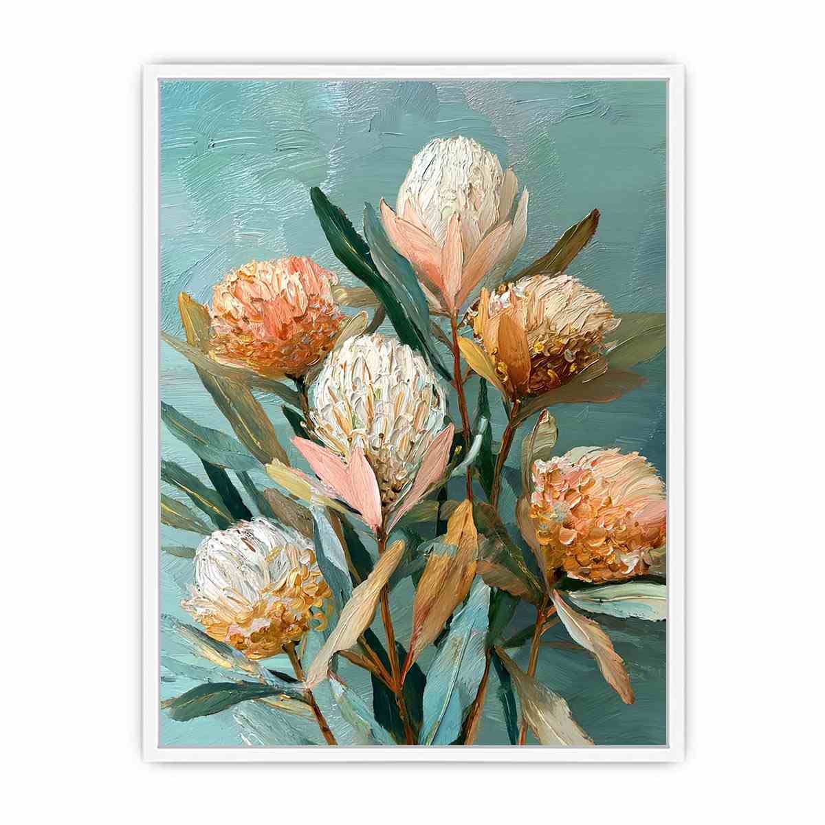 Banksia Bloom Canvas Art Painting