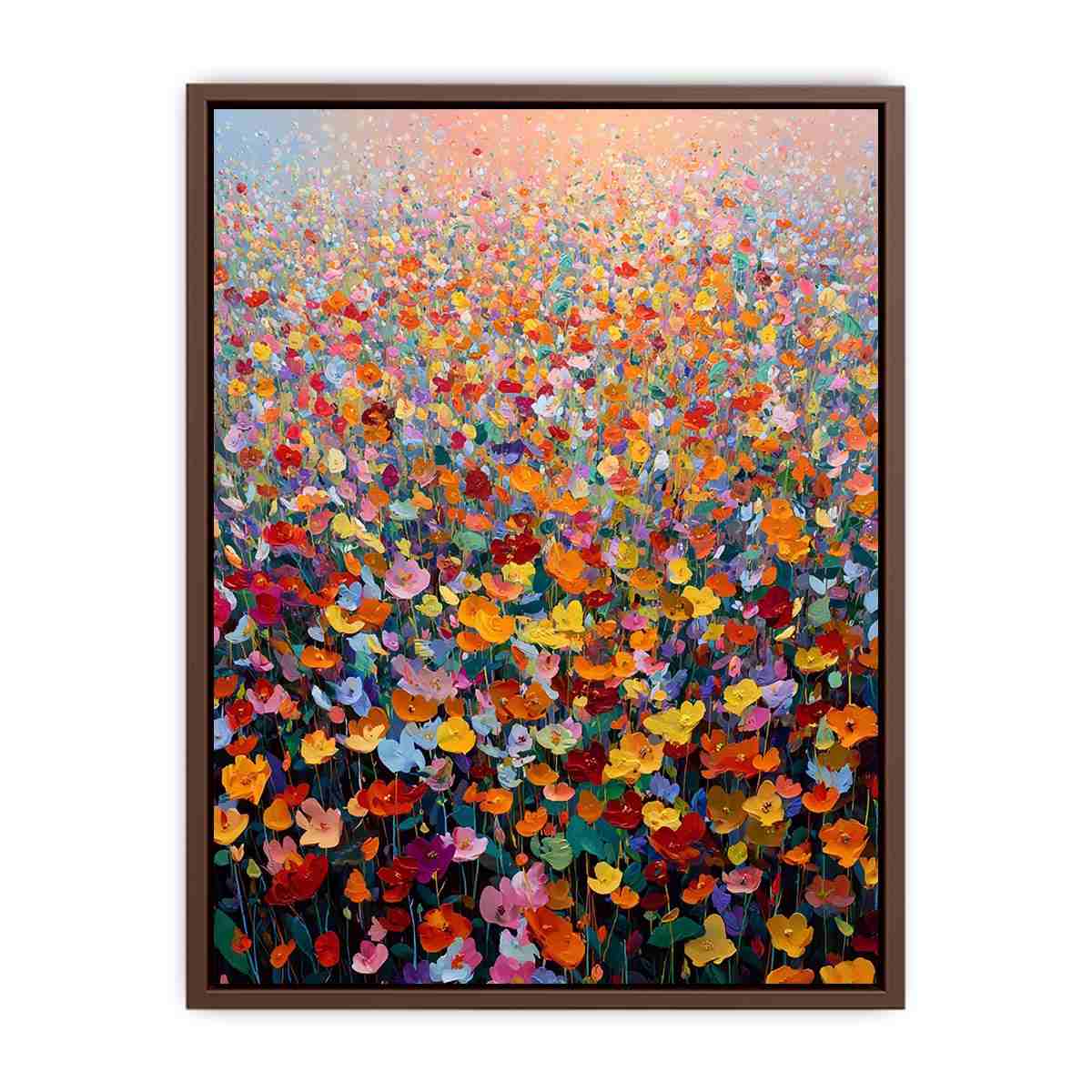 Abstract Garden Canvas Art Painting