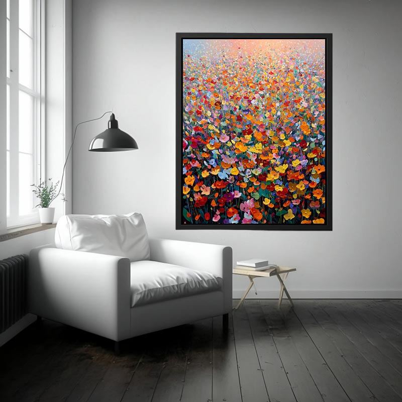Abstract Garden Canvas Art Painting