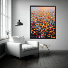Abstract Garden Canvas Art Painting