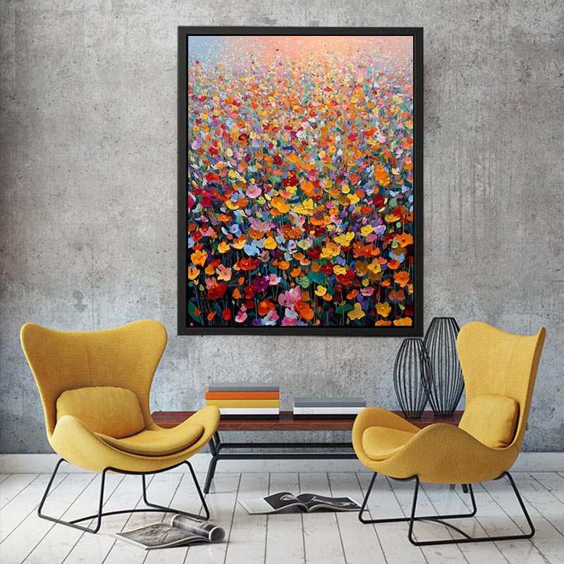 Abstract Garden Canvas Art Painting
