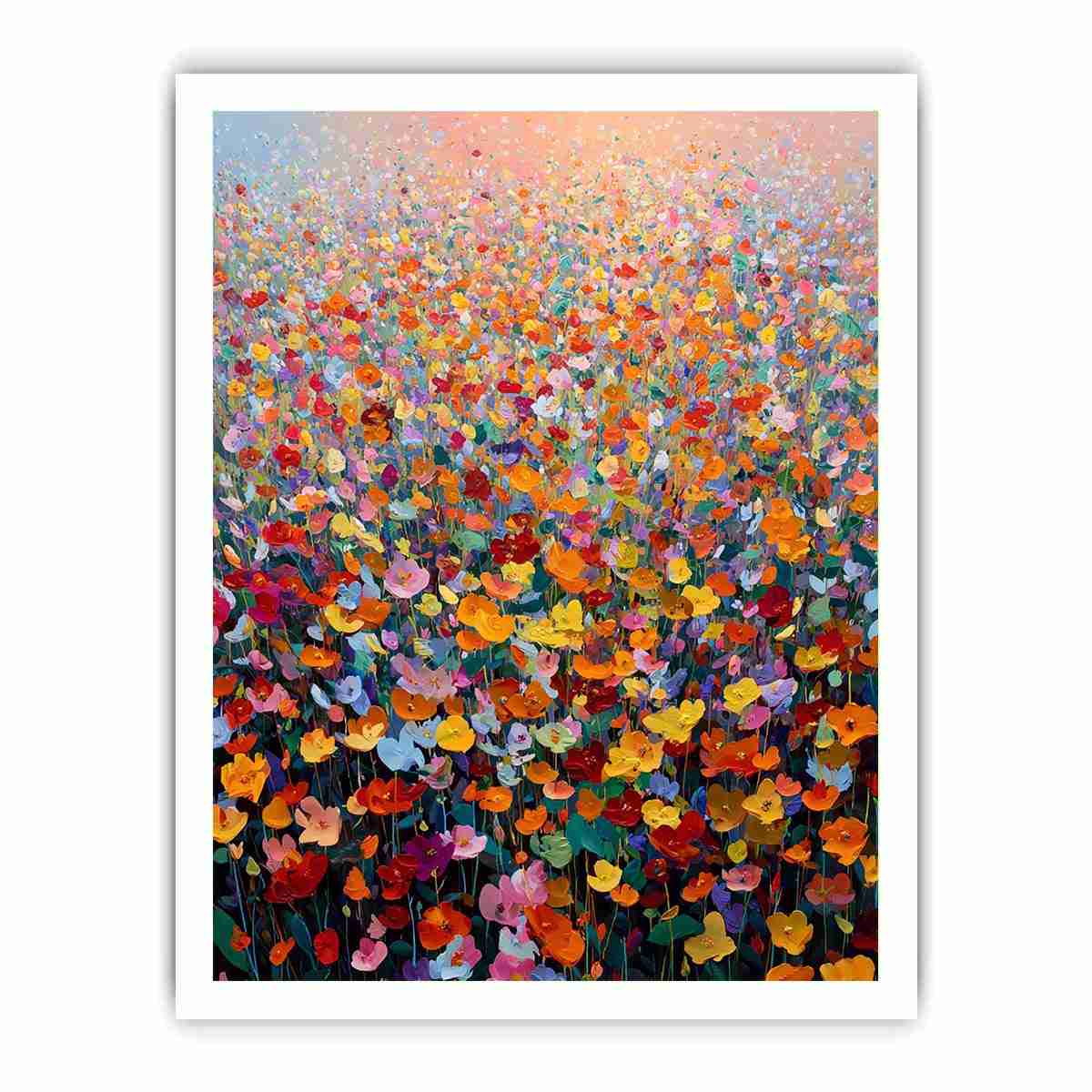 Abstract Garden Canvas Art Painting  Painting