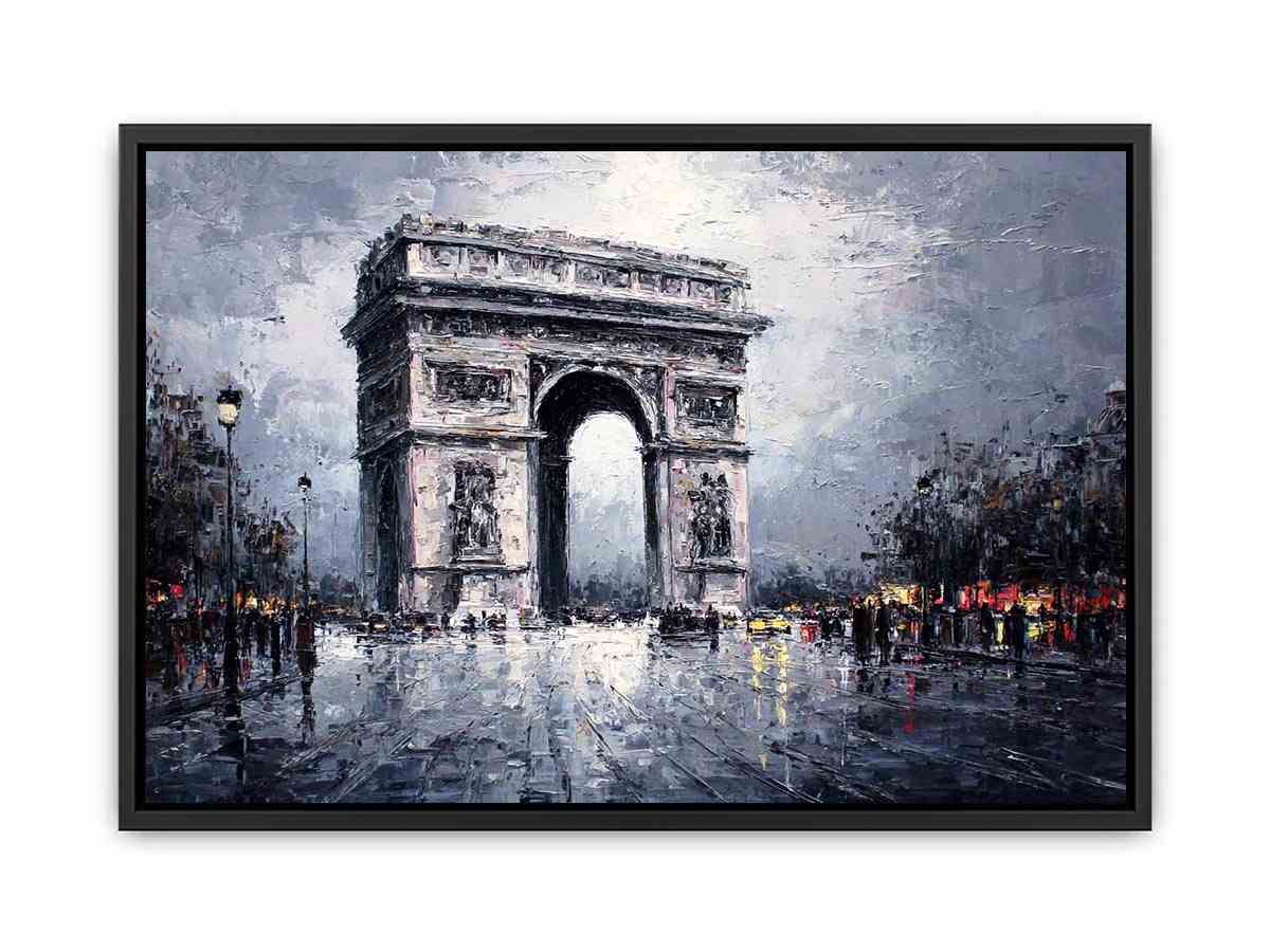 Arc De Triomphe Paris  Canvas Art Painting
