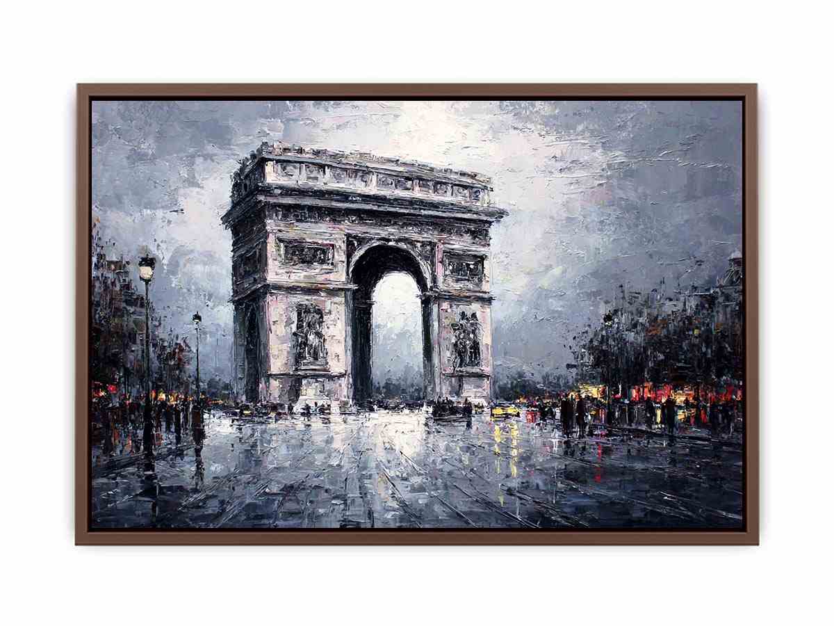 Arc De Triomphe Paris  Canvas Art Painting