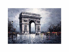 Arc De Triomphe Paris  Canvas Art Painting
