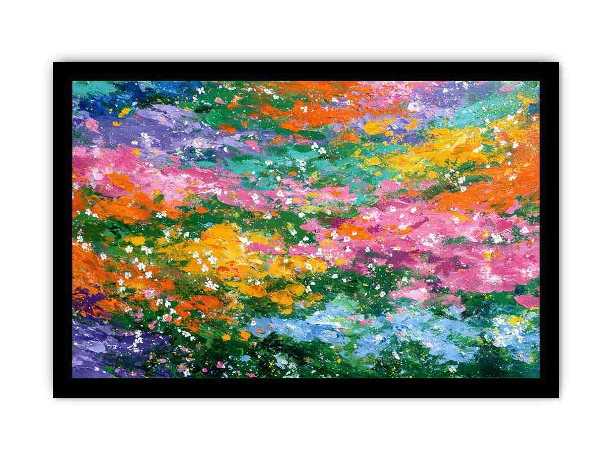 Abstract field Canvas Art Painting   Framed poster