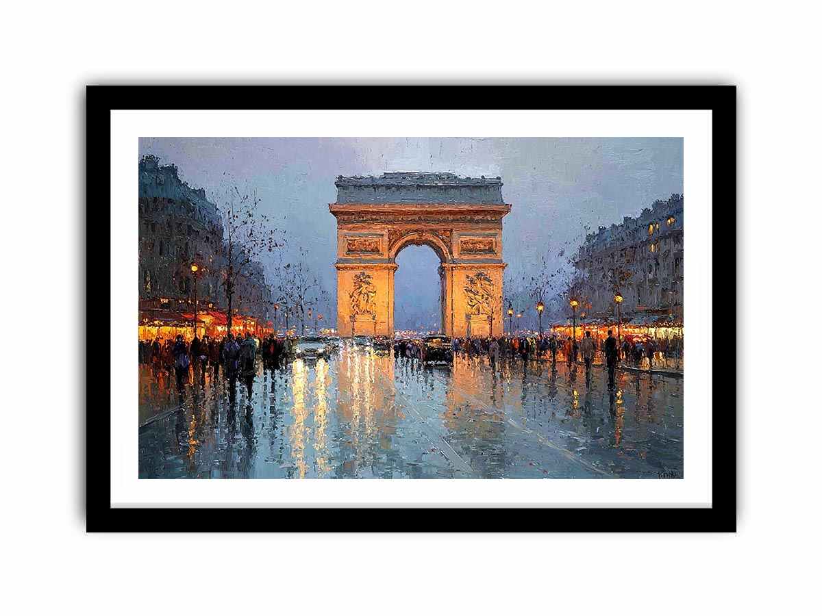 Arc De Triomphe Paris  Canvas Art Painting   canvas print