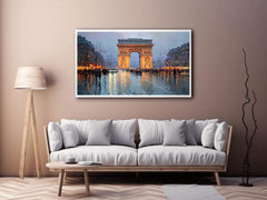 Arc De Triomphe Paris  Canvas Art Painting