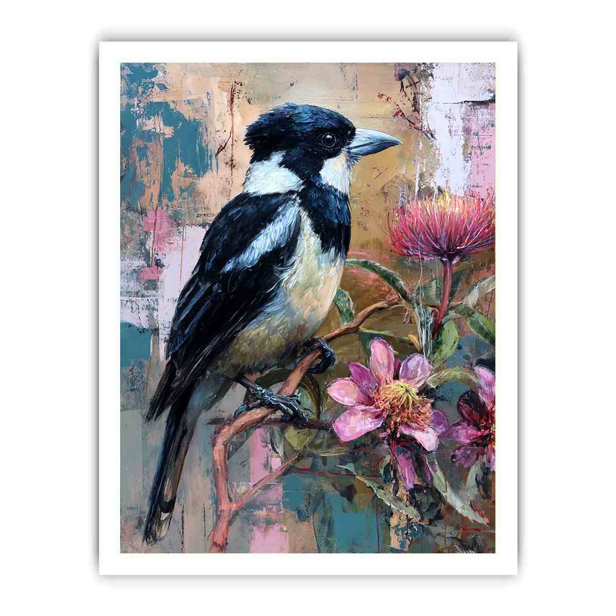 Australian Sparrow Canvas Art Painting  Painting