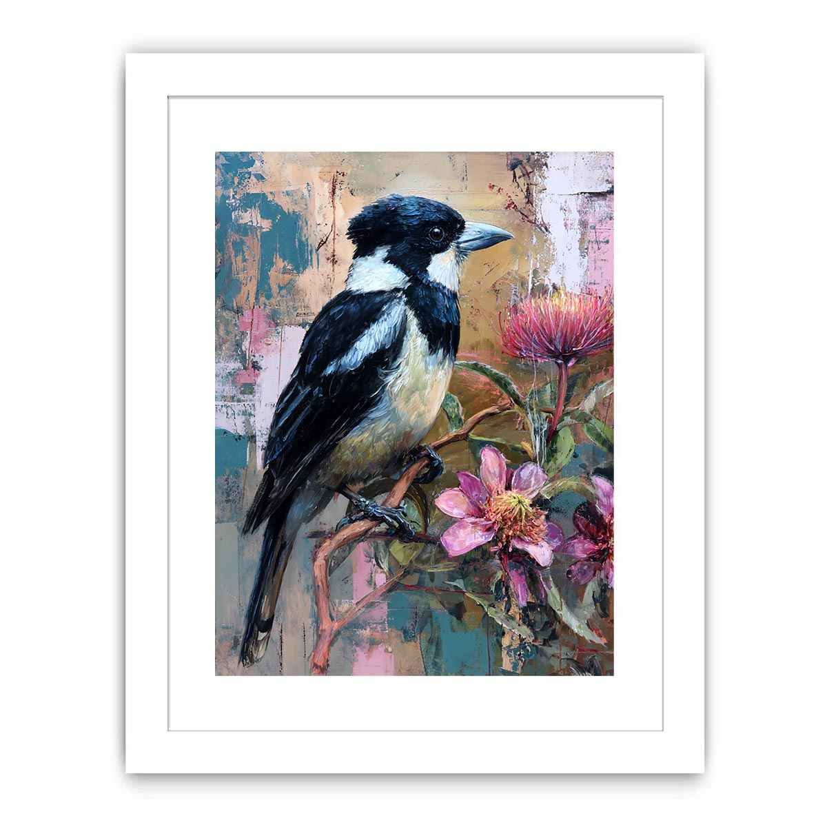 Australian Sparrow Canvas Art Painting  Art Print