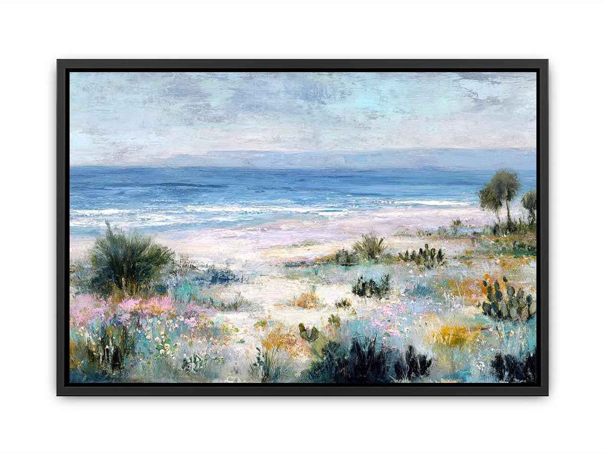 Muted Pastel beach Canvas Art Painting