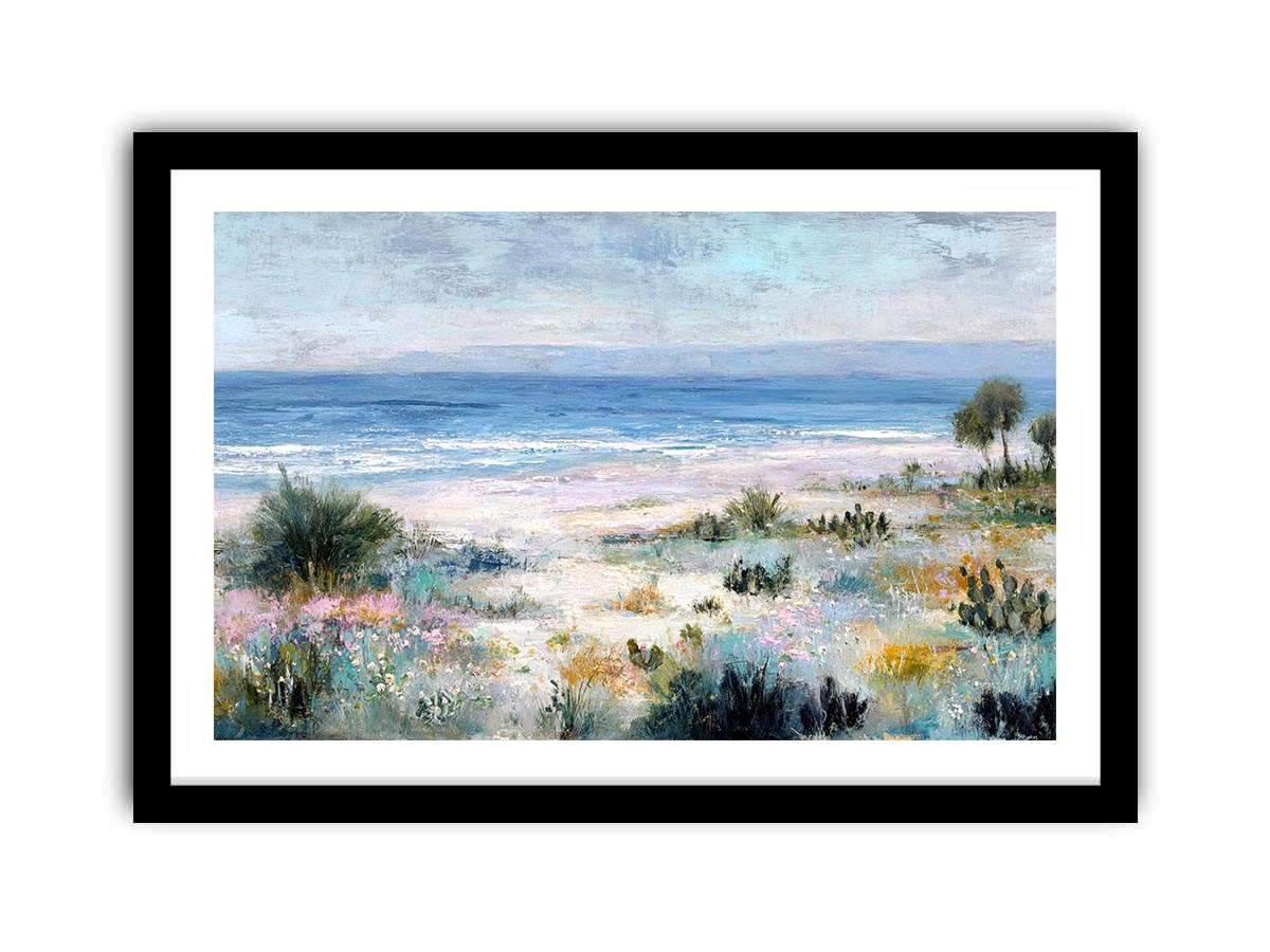 Muted Pastel beach Canvas Art Painting   canvas print