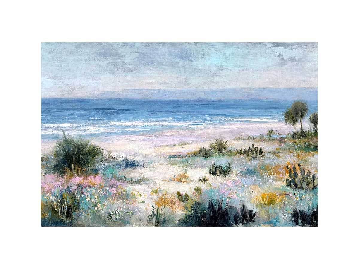 Muted Pastel beach Canvas Art Painting