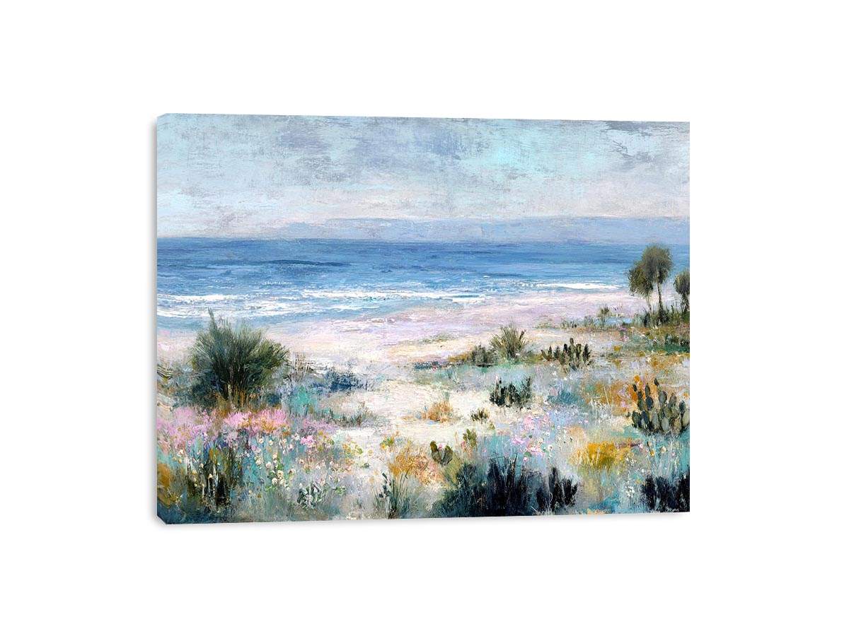 Muted Pastel beach Canvas Art Painting