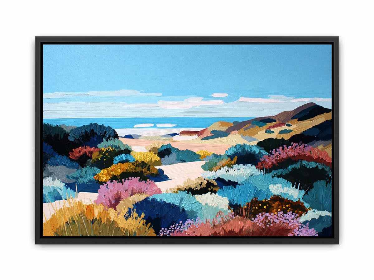 Abstract Coastal landscape Canvas Art Painting