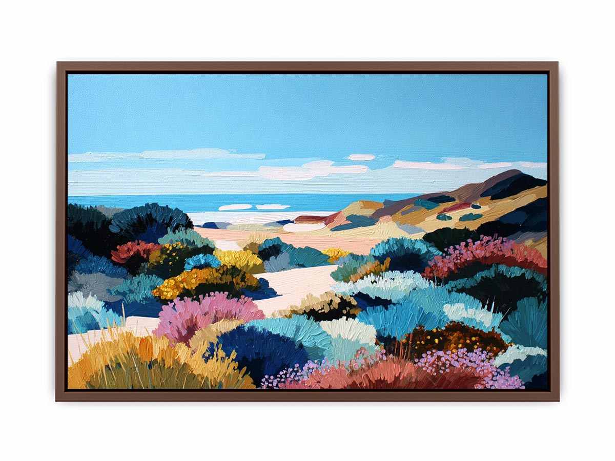 Abstract Coastal landscape Canvas Art Painting