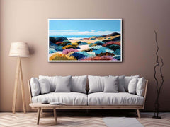 Abstract Coastal landscape Canvas Art Painting