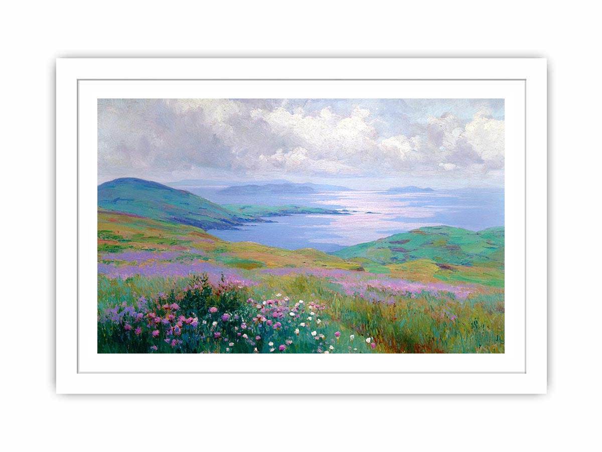 Irish landscape Canvas Art Painting  Art Print