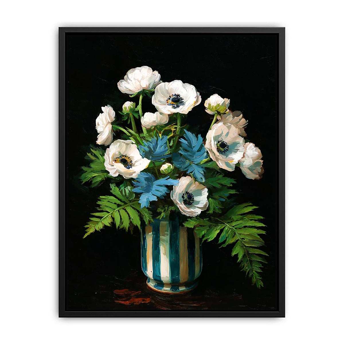 Anemone apennina: Canvas Art Painting