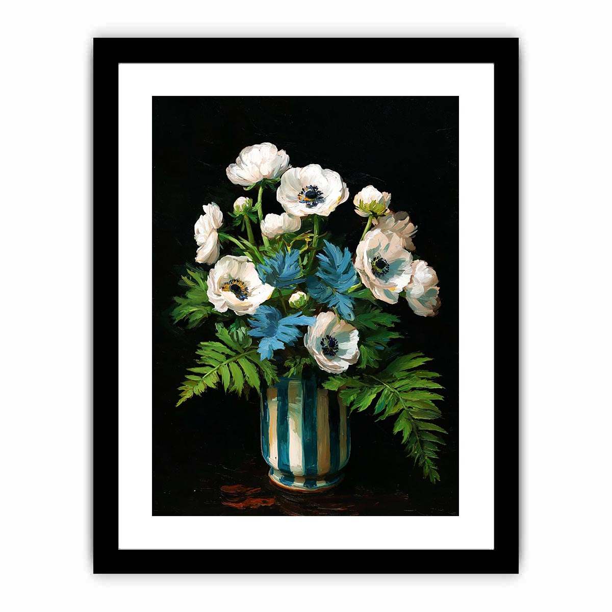 Anemone apennina: Canvas Art Painting   canvas print