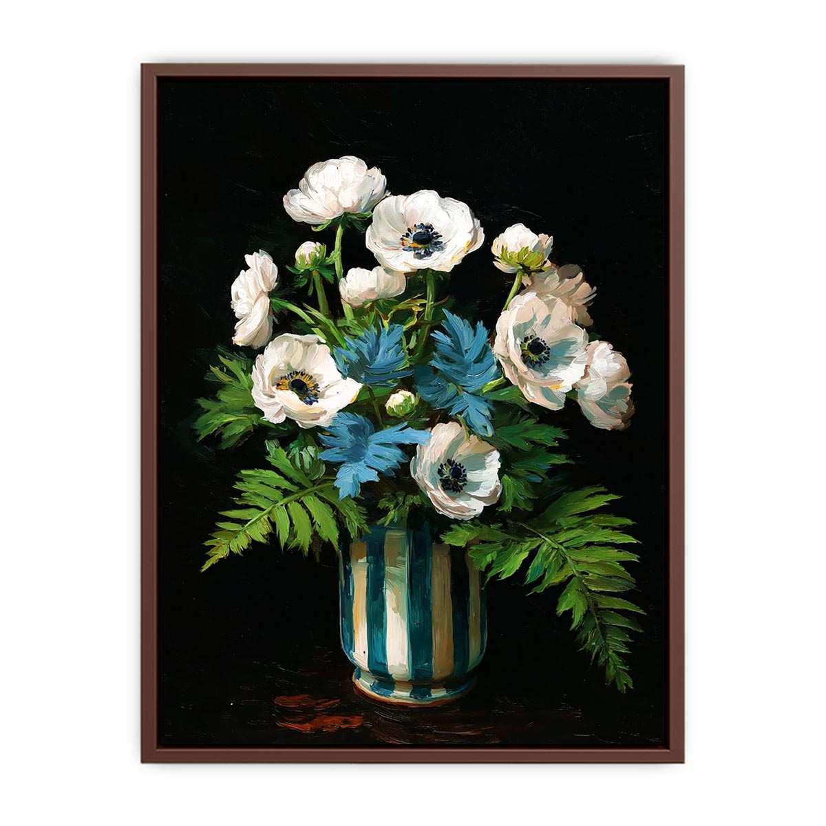 Anemone apennina: Canvas Art Painting