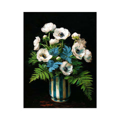 Anemone apennina: Canvas Art Painting