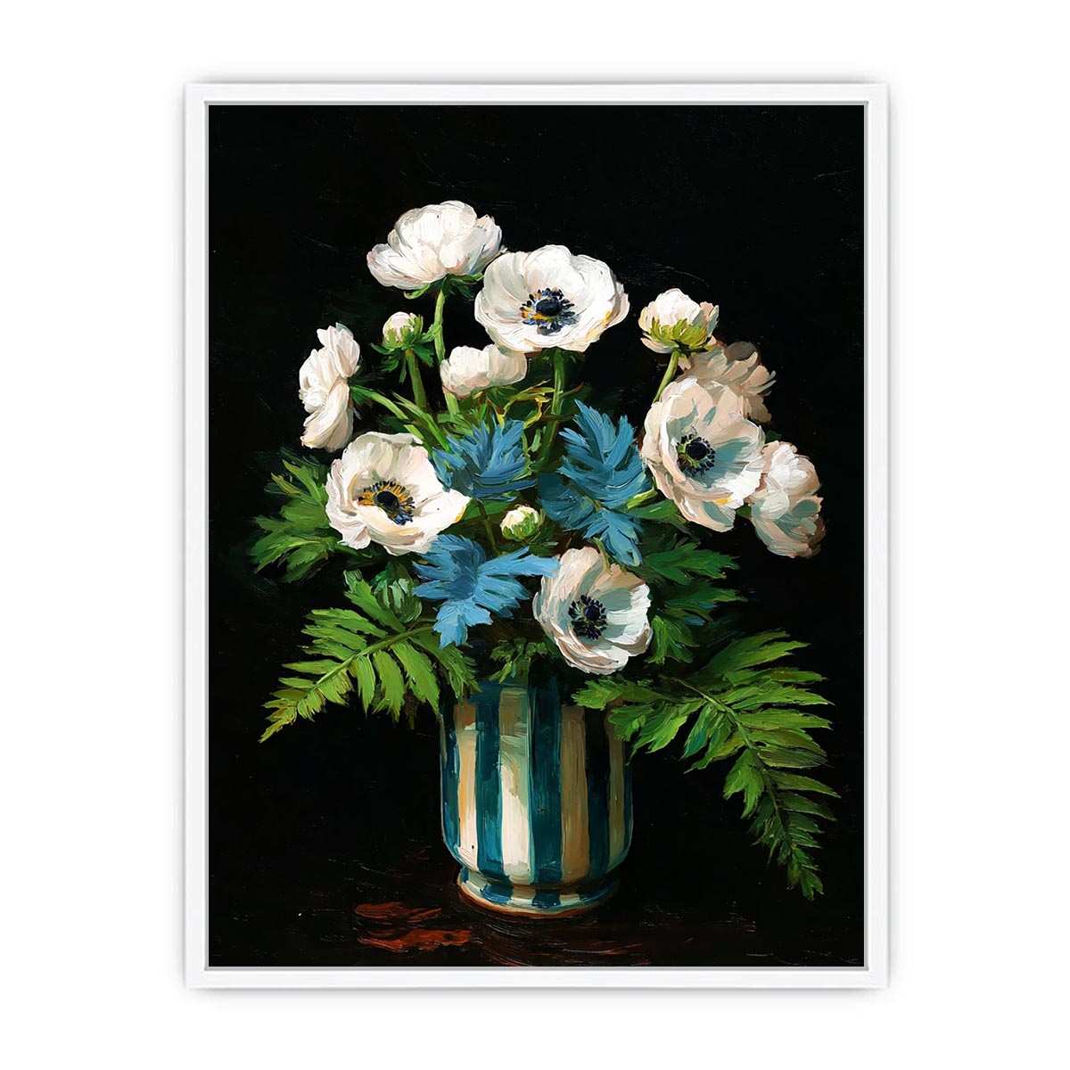 Anemone apennina: Canvas Art Painting