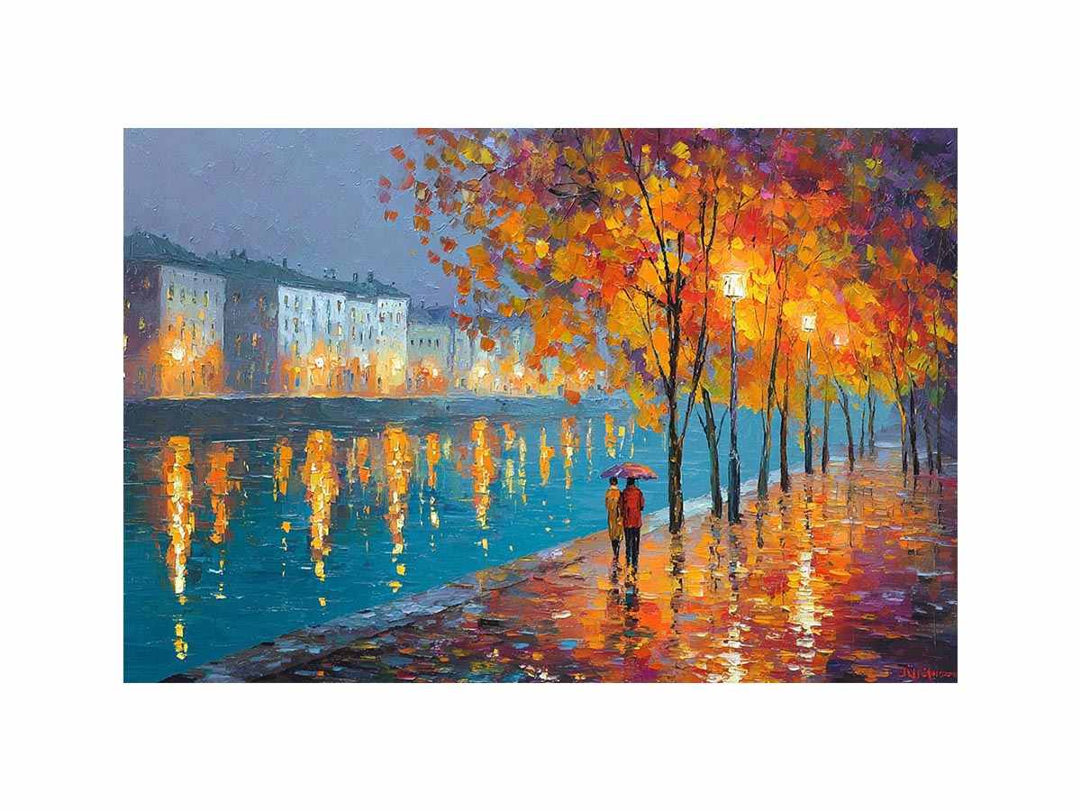 Autumn Reflections  Canvas Art Painting