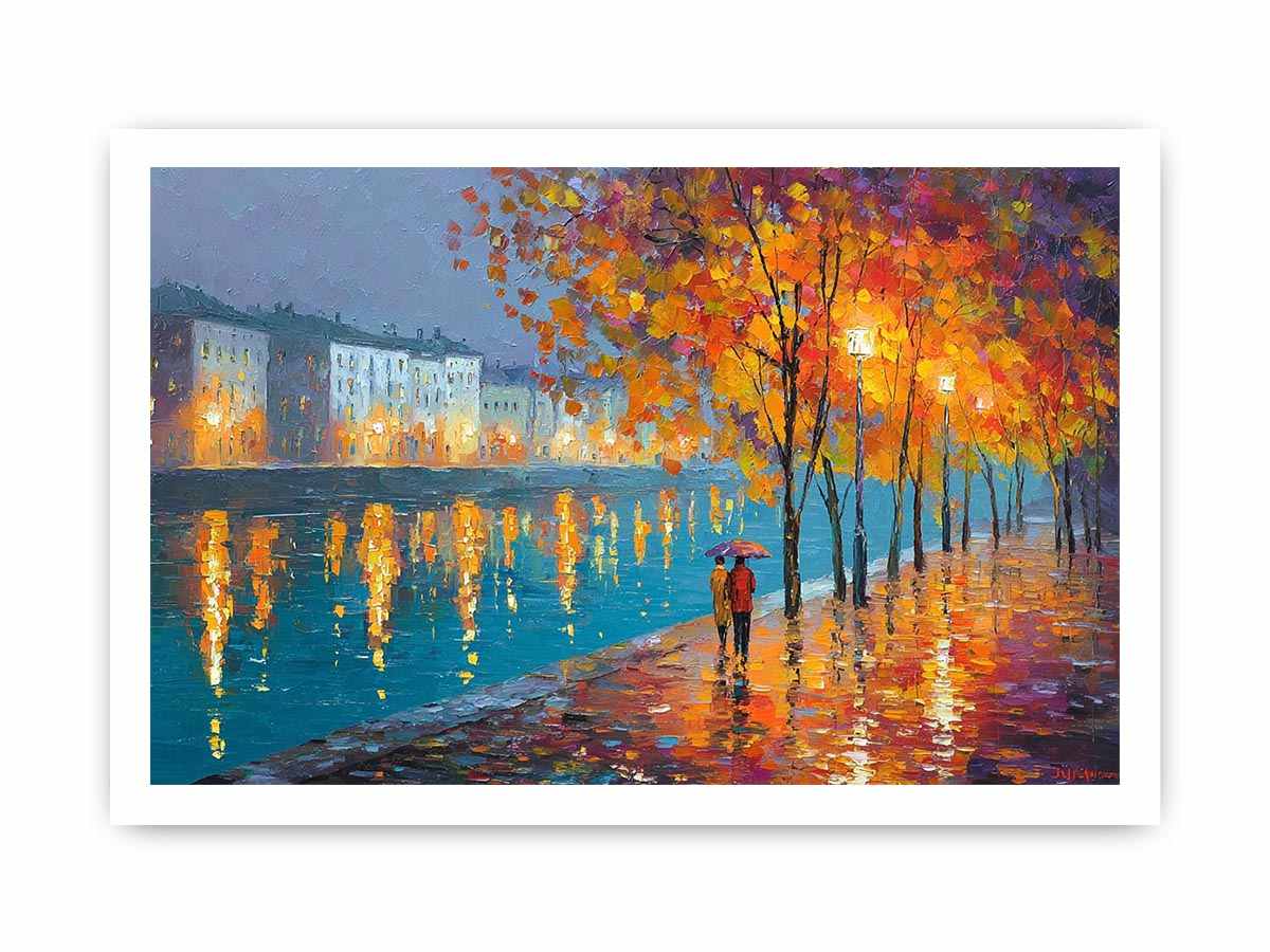 Autumn Reflections  Canvas Art Painting  Painting