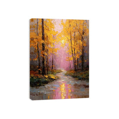 Amber Serenity Canvas Art Painting