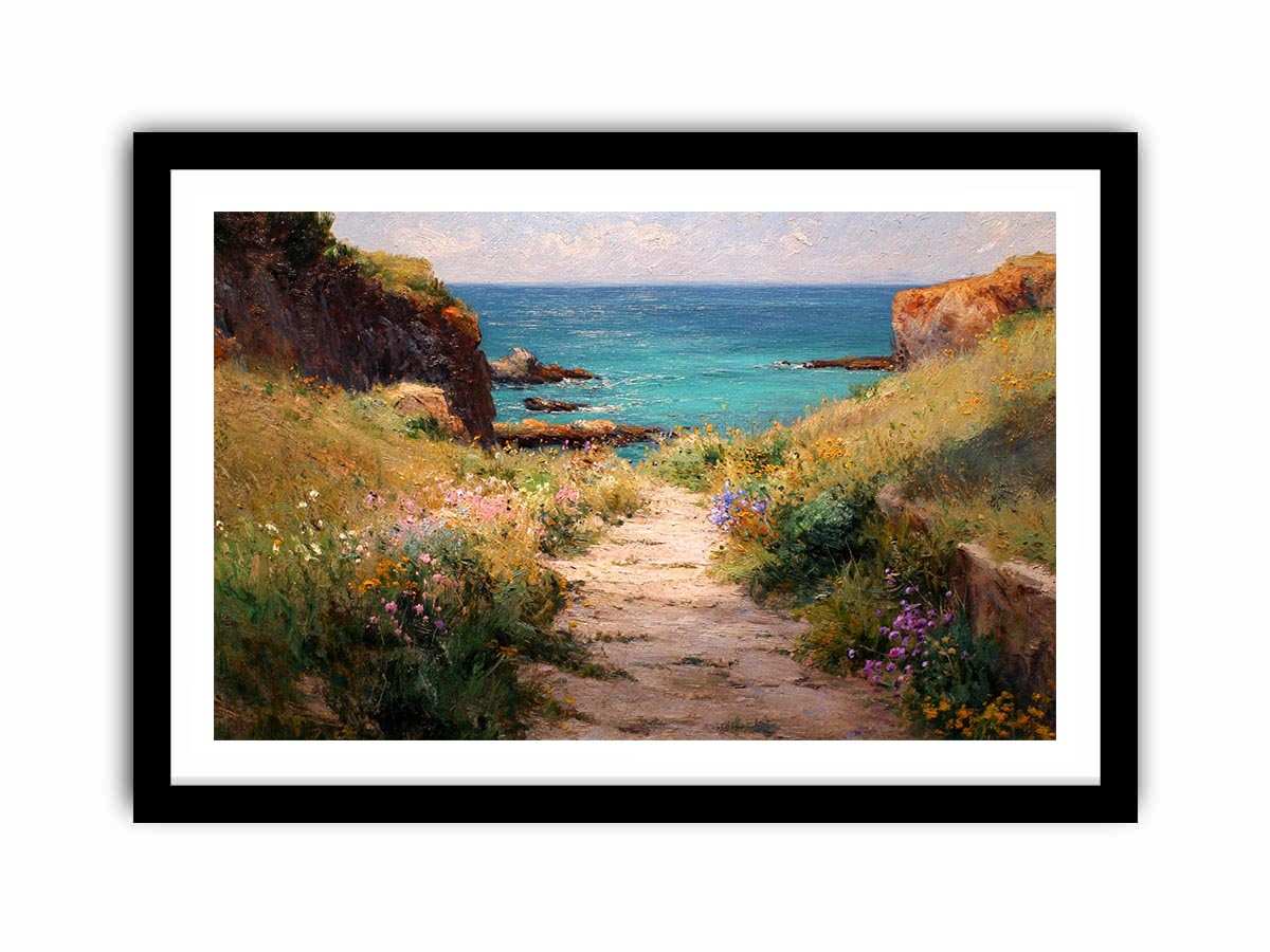 Path to beach Canvas Art Painting   canvas print