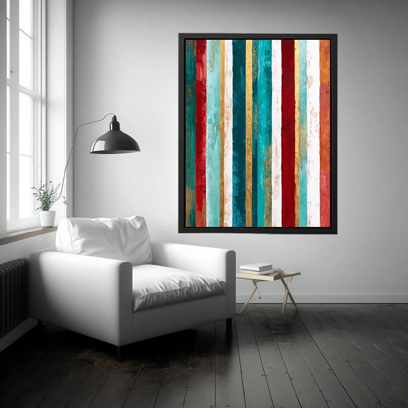 Abstract Stripes I Canvas Art Painting