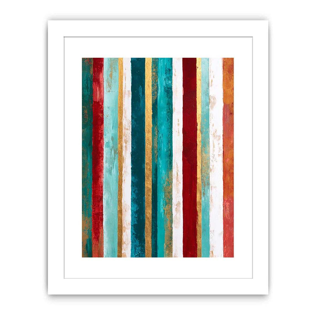 Abstract Stripes I Canvas Art Painting  Art Print