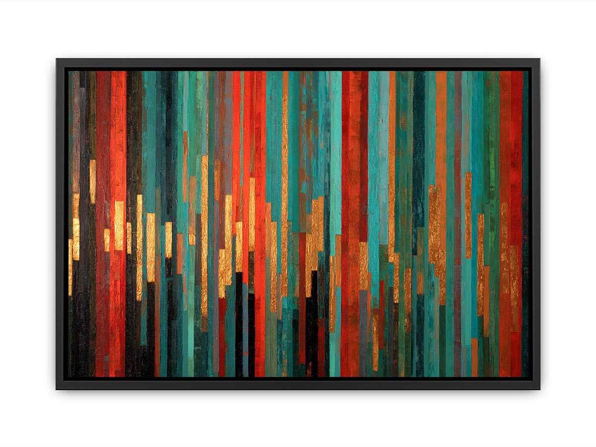 Abstract Stripes II Canvas Art Painting