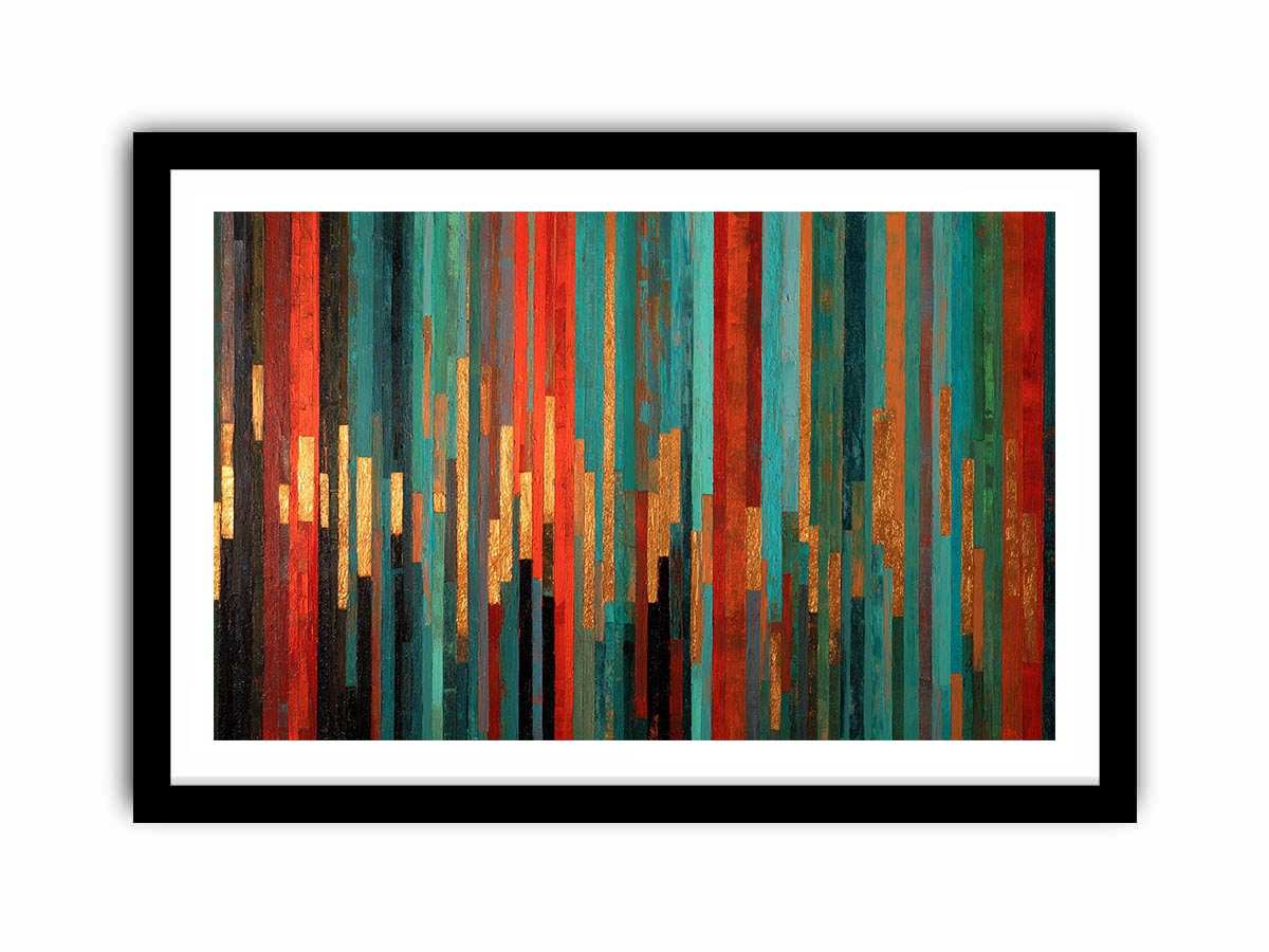 Abstract Stripes II Canvas Art Painting   canvas print