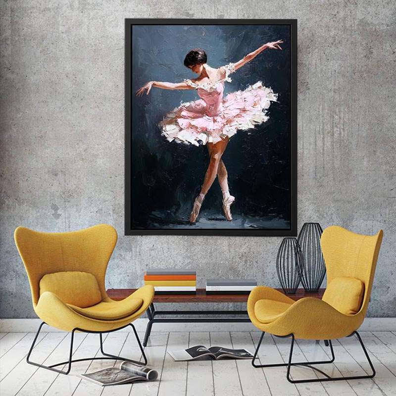 Beautifull Ballerina Canvas Art Painting