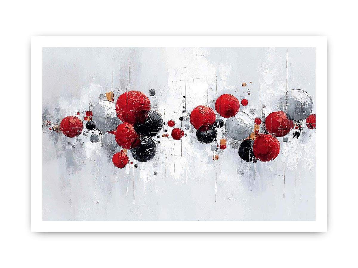 Abstract Baloons Canvas Art Painting  Painting