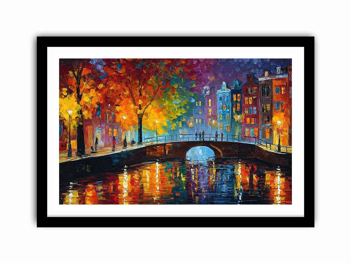 Amsterdam walk II Canvas Art Painting   canvas print