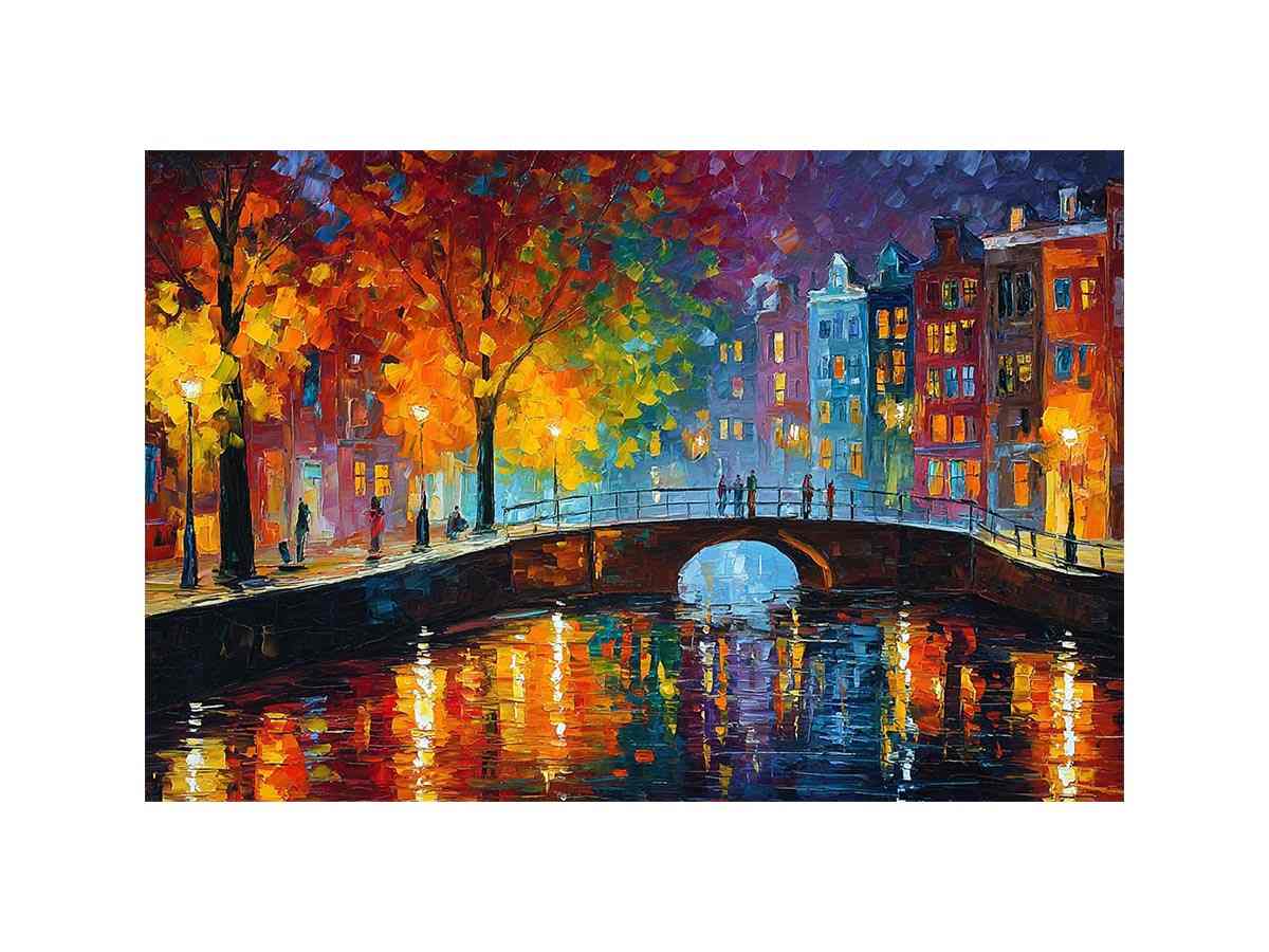 Amsterdam walk II Canvas Art Painting