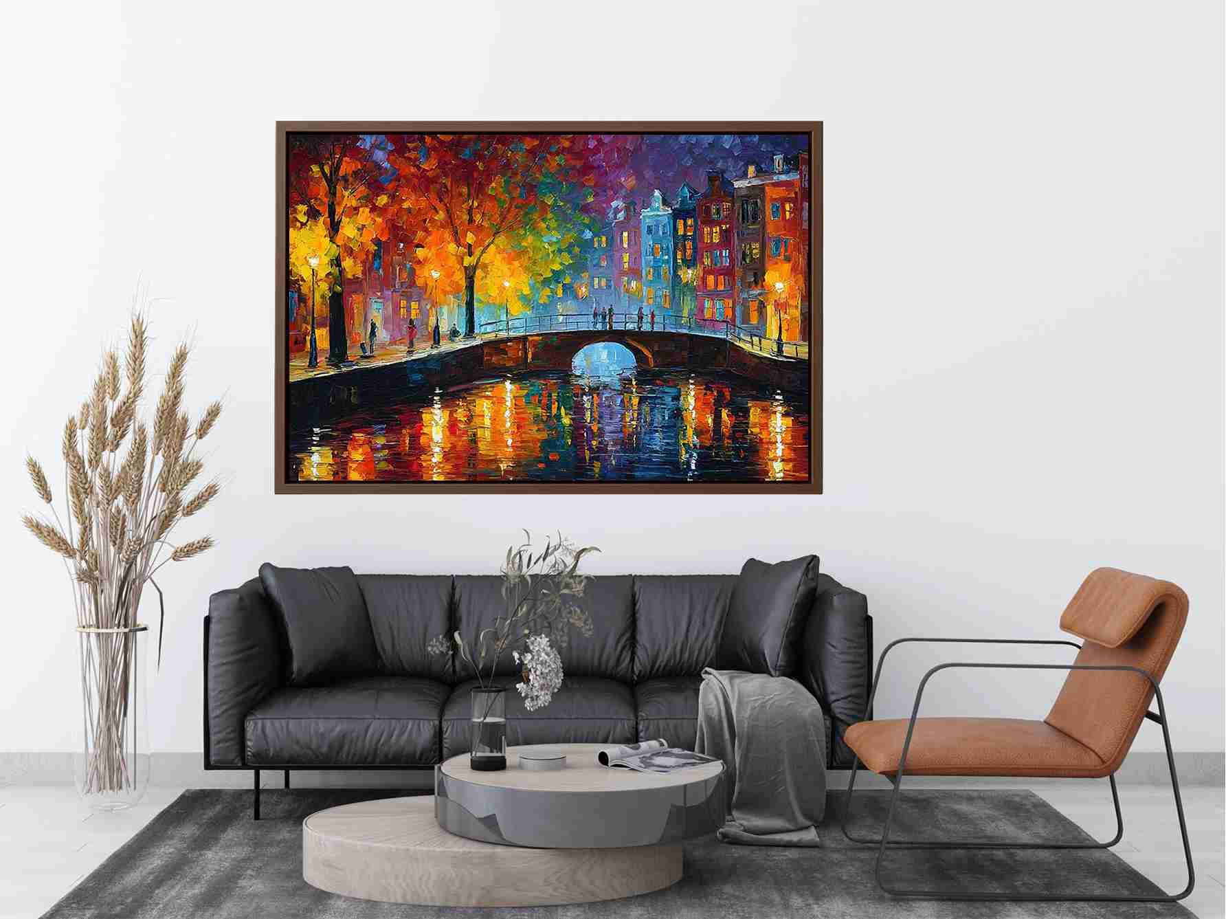 Amsterdam walk II Canvas Art Painting