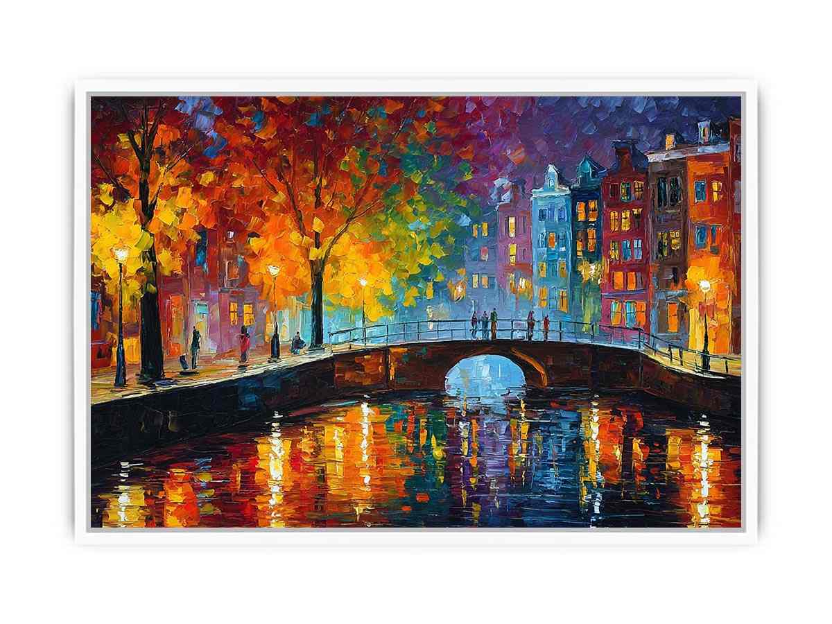 Amsterdam walk II Canvas Art Painting