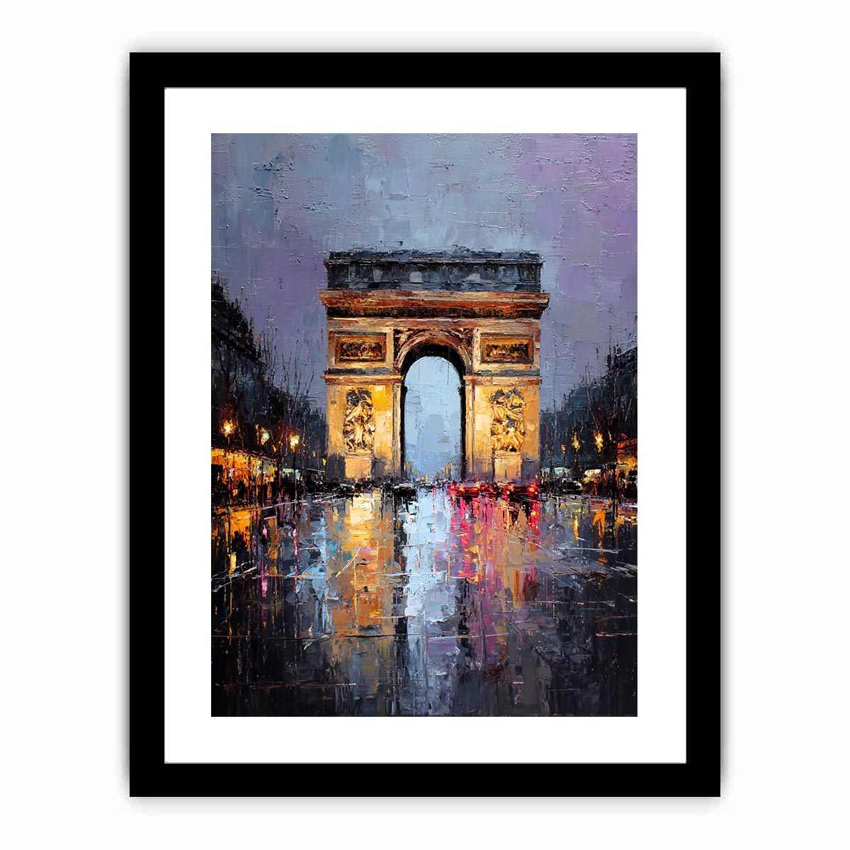 Arc De Triomphe Paris  Canvas Art Painting   canvas print