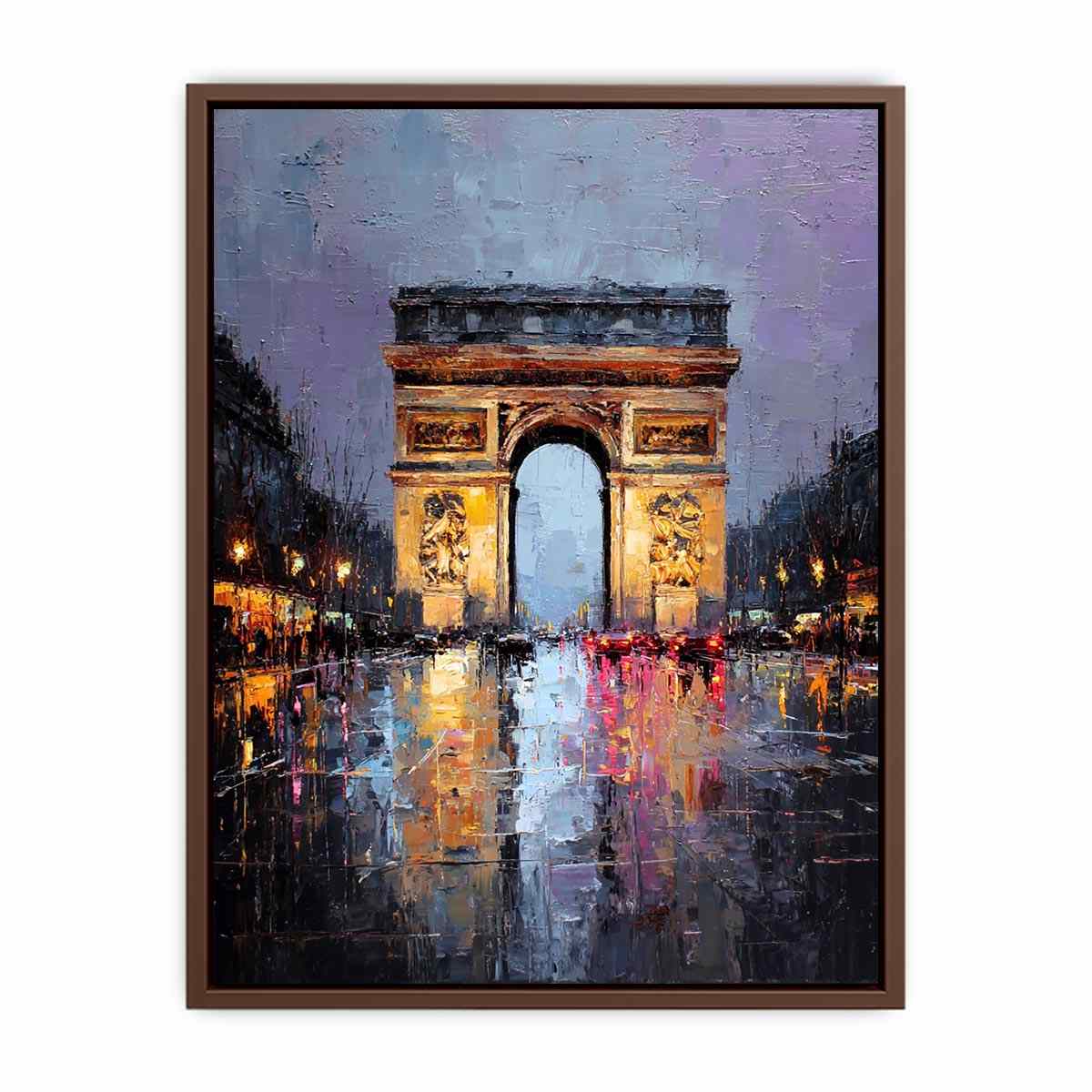 Arc De Triomphe Paris  Canvas Art Painting
