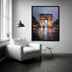 Arc De Triomphe Paris  Canvas Art Painting