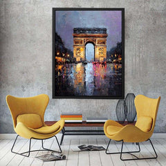 Arc De Triomphe Paris  Canvas Art Painting